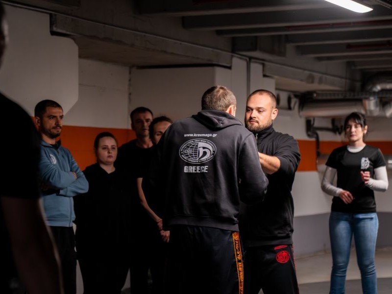 Detaliu antrenament Krav Maga
