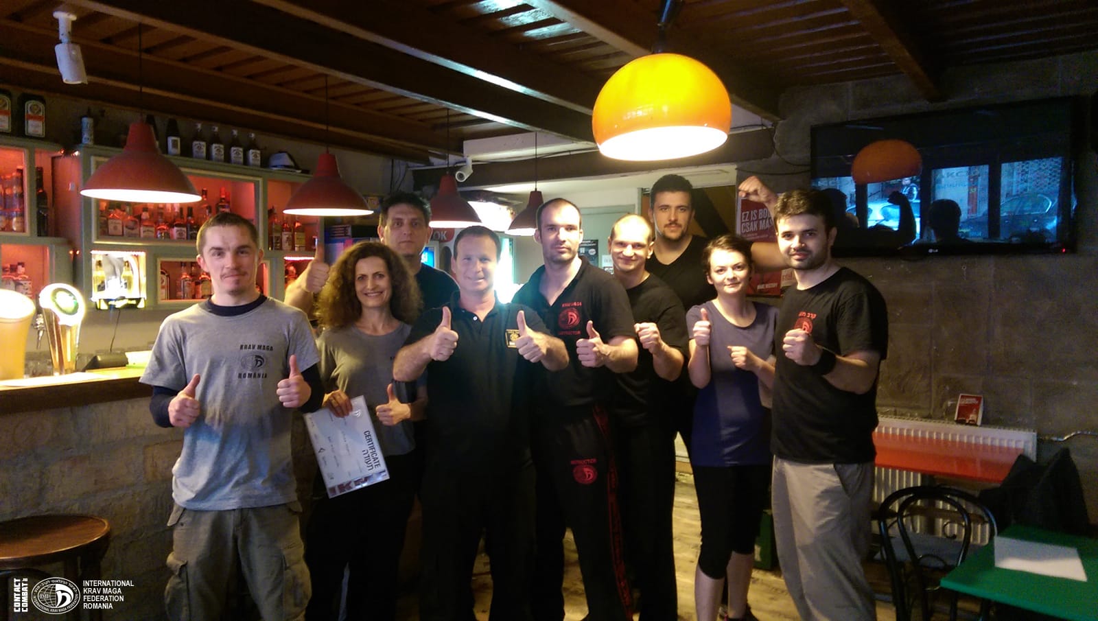 Bar fight seminar Budapesta cu Tamir Gilad